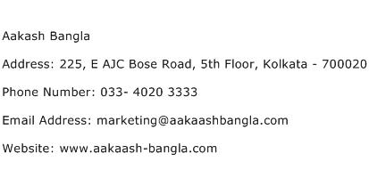 Aakash Bangla Address Contact Number