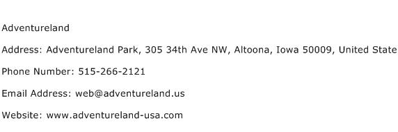 Adventureland Address Contact Number
