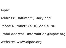 Aipac Address Contact Number