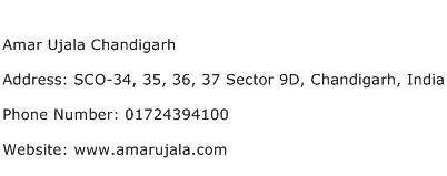 Amar Ujala Chandigarh Address Contact Number