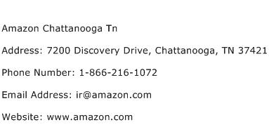 Amazon Chattanooga Tn Address Contact Number