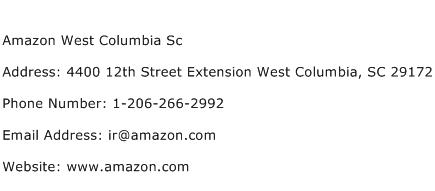 Amazon West Columbia Sc Address Contact Number