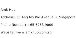 Amk Hub Address Contact Number