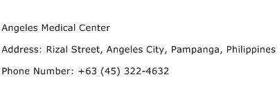 Angeles Medical Center Address Contact Number