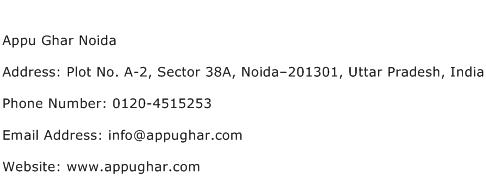 Appu Ghar Noida Address Contact Number