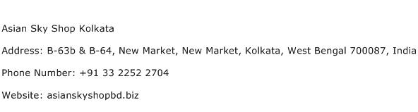 Asian Sky Shop Kolkata Address Contact Number