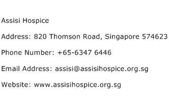 Assisi Hospice Address Contact Number