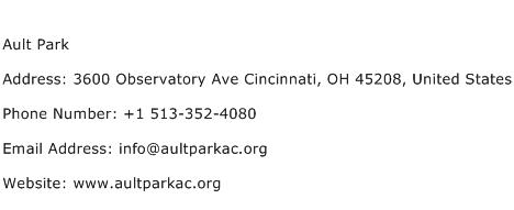 Ault Park Address Contact Number