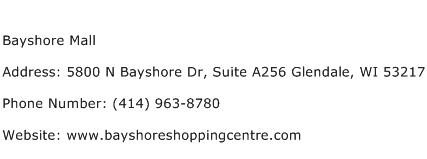 Bayshore Mall Address Contact Number