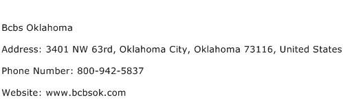 Bcbs Oklahoma Address Contact Number