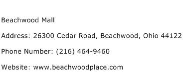 Beachwood Mall Address Contact Number