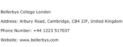 Bellerbys College London Address Contact Number