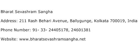 Bharat Sevashram Sangha Address Contact Number