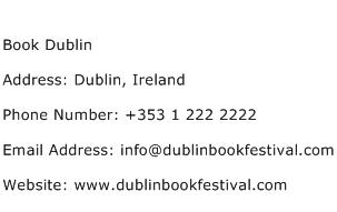 Book Dublin Address Contact Number