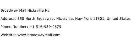 Broadway Mall Hicksville Ny Address Contact Number