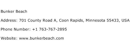 Bunker Beach Address Contact Number