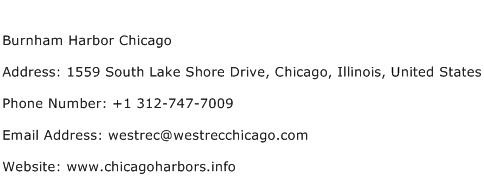 Burnham Harbor Chicago Address Contact Number