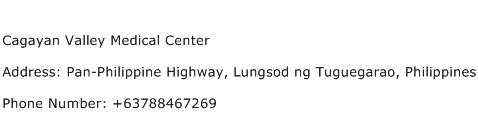 Cagayan Valley Medical Center Address Contact Number