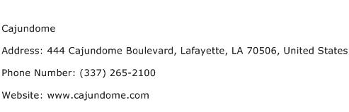 Cajundome Address Contact Number