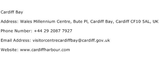 Cardiff Bay Address Contact Number