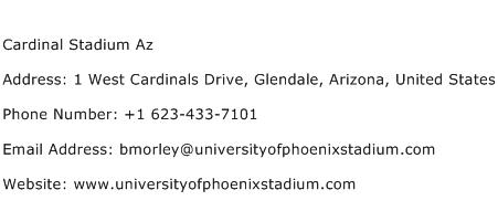 Cardinal Stadium Az Address Contact Number