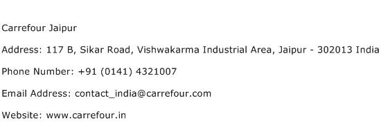 Carrefour Jaipur Address Contact Number