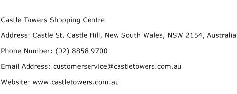 Castle Towers Shopping Centre Address Contact Number