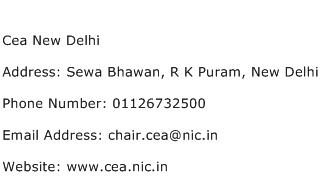 Cea New Delhi Address Contact Number