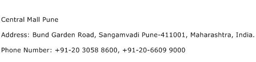 Central Mall Pune Address Contact Number