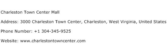 Charleston Town Center Mall Address Contact Number