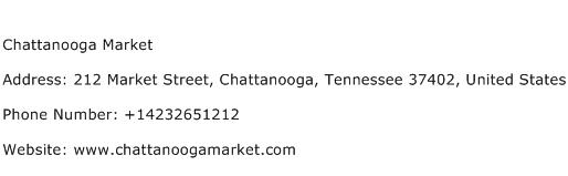 Chattanooga Market Address Contact Number