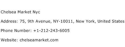 Chelsea Market Nyc Address Contact Number