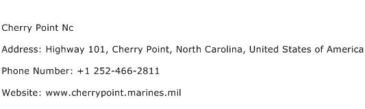 Cherry Point Nc Address Contact Number