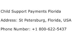 Child Support Payments Florida Address Contact Number