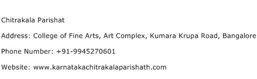 Chitrakala Parishat Address Contact Number