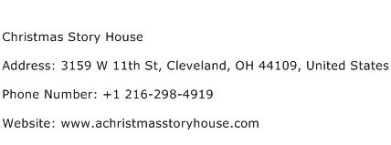 Christmas Story House Address Contact Number
