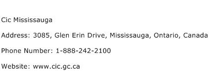 Cic Mississauga Address Contact Number