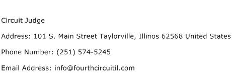 Circuit Judge Address Contact Number