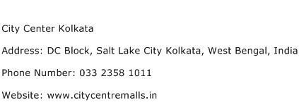 City Center Kolkata Address Contact Number