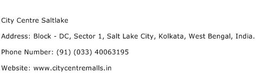 City Centre Saltlake Address Contact Number