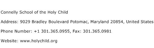 Connelly School of the Holy Child Address Contact Number