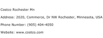 Costco Rochester Mn Address Contact Number