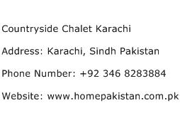 Countryside Chalet Karachi Address Contact Number