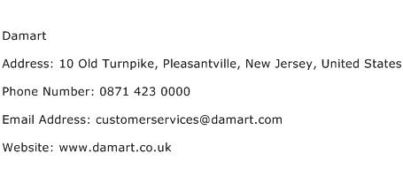 Damart Address Contact Number