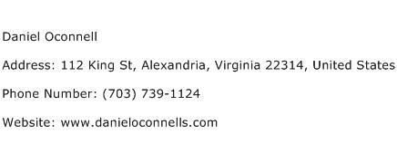 Daniel Oconnell Address Contact Number