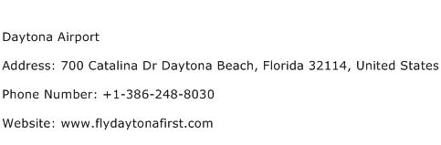 Daytona Airport Address Contact Number