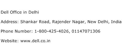Dell Office in Delhi Address Contact Number