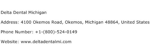 Delta Dental Michigan Address Contact Number