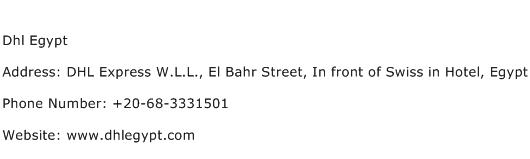 Dhl Egypt Address Contact Number