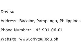 Dhvtsu Address Contact Number